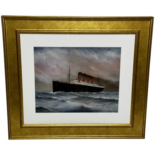 Rms lusitania cunard line - cunard,