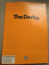 VW Derby Car Brochure - August 1980