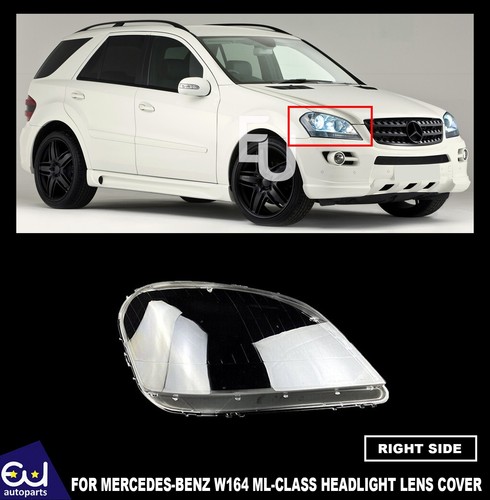 Right headlight clear - right,