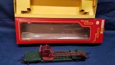 RARE TRIANG R.560 TRANSCONTINENTAL CRANE TRUCK GREEN BROWN CRANE EXCELLENT BOXED