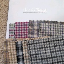 10 Pieces of  Harris Tweed