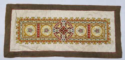 Antique french silk brocade - antique,