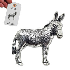 Donkey pin badge - pin, pewter
