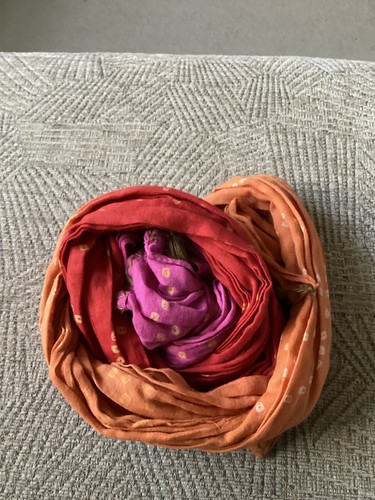 Gudrun patterned cotton scarf