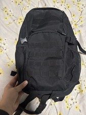 Black Military Style Backpack Rucksack Lightly Used Very Good Condition