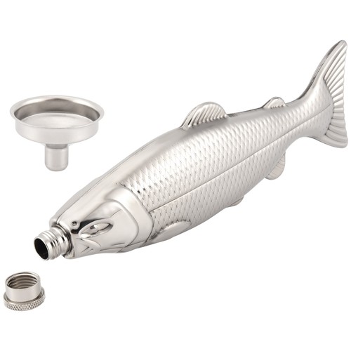 Set fish shape hip flask - 1,