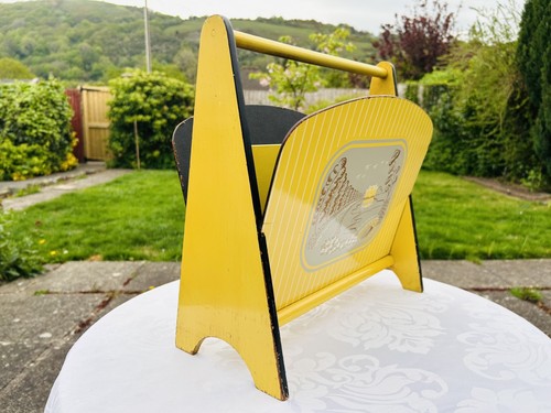 Mid century painted wood - painted,