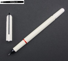 Rotring Older Altro Cartridges Fountain Pen in White with Tubular - nib  in M