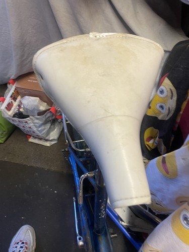 Vintage white brooks - white, cycle