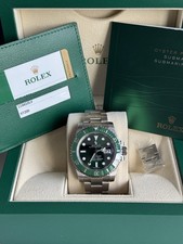 Rolex Submariner Hulk 2015 Ref 116610LV Unworn Condition