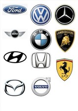 Car Logo Cake Toppers