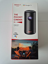 Nebula Capsule 3 Smart Full HD Portable Projector - Excellent - Fast Post!
