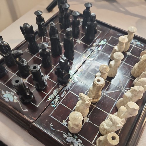 Chinese chess set vintage - chess,