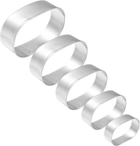 Oval cookie cutter - cookie, set