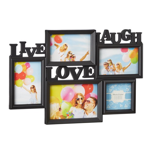 Picture frame live love - frame, laugh