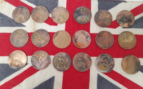 Collection old penny - of, 18