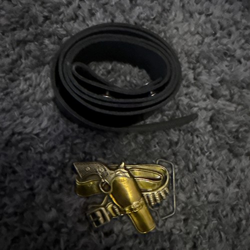 Baron brass gun holster belt - baron,
