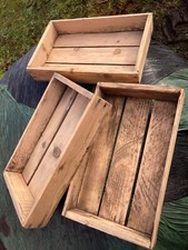 VINTAGE WOODEN SEED TRAYS  - £2.00 each