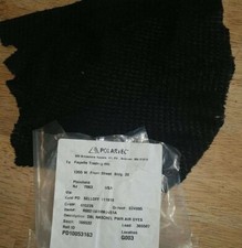 Polartec® Double Raschel power dry black insulator fleece fabric by the yard