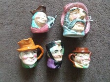 5 MEDIUM ARTONE / KELSBORO  JUGS 3" (7cm)  dickens character