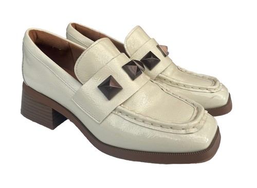 Cream leather slip - m&s,