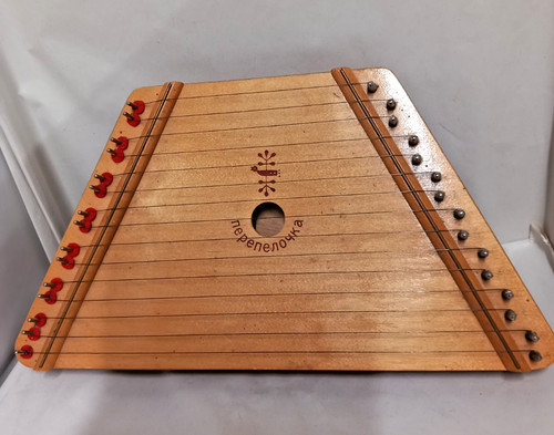 String wooden lap harp - 15,
