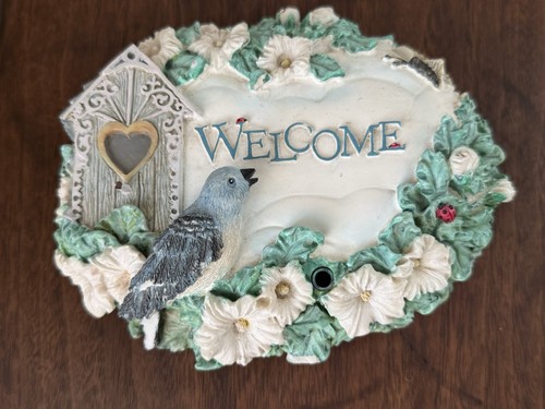 Vintage welcome birdhouse wall - welcome,