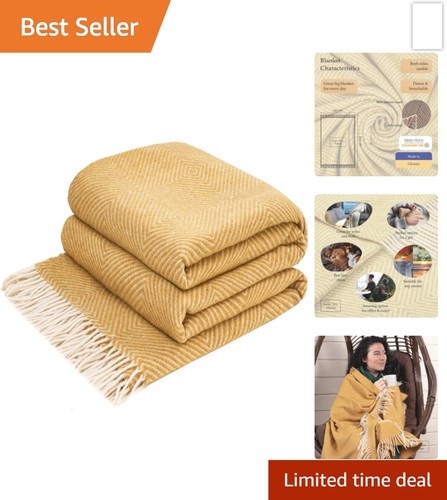 Merino wool blanket throw - blanket,