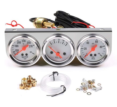52mm oil pressure amp meter - pressure,