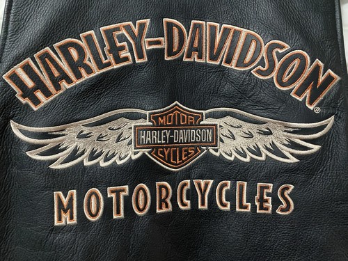 Harley davidson black leather - davidson,