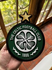 Large 3D Printed Celtic Football Club Crest – Deluxe - With Star ⭐️