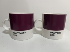 Pantone 229 Espresso Mugs x 2 Purple