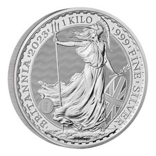2023 1 Kilo Silver Britannia