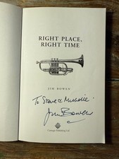 SIGNED Jim Bowen autobiography