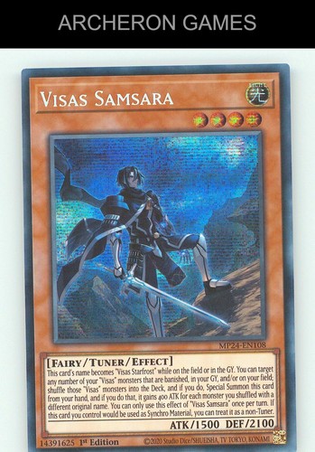 Visas samsara sec yugioh card - samsara,