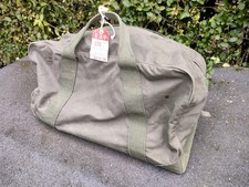 British Army Olive Green Deployment Holdall Bag Used in 1997 Croatia QARANC