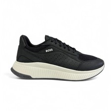 Mens BOSS Trainers Black