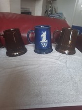 3 Whitbread Porcelain Tankards