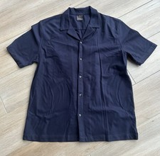 Oscar Jacobson Jersey Short Sleeve Shirt XL Men’s Navy Blue