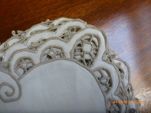 Vintage linen place mats - linen,
