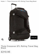 Thule Crossover 87 Litre Rolling Duffel 