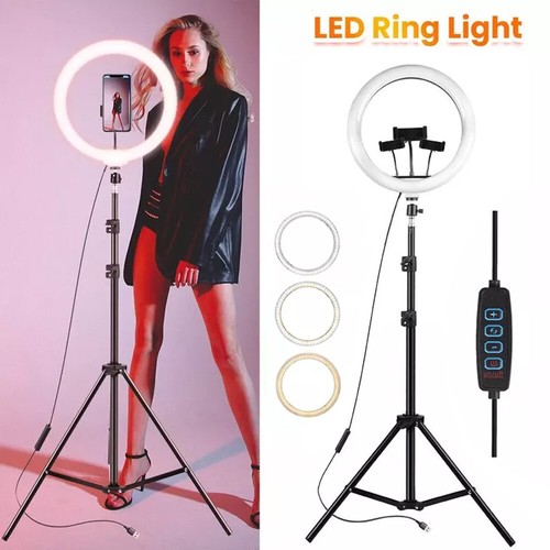 Led ring light w stand - 12/14",