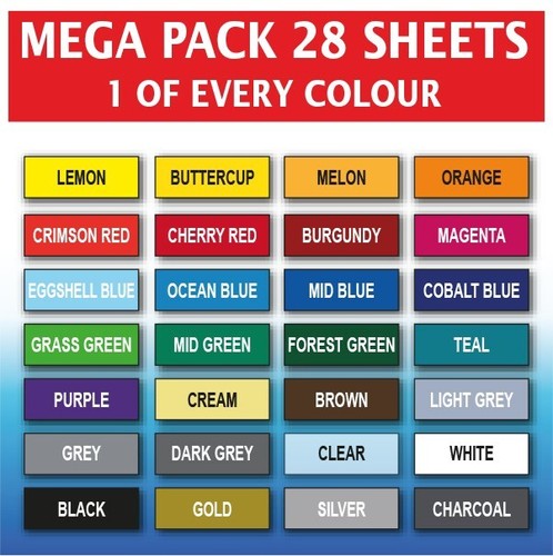 Mega pack self adhesive vinyl - self,