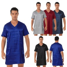 UK Men Satin Nightshirts