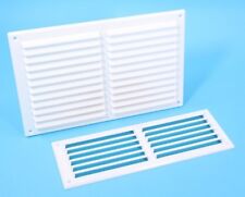 WHITE PLASTIC LOUVRE  Air VENTS Wall Door Ceiling Vent Multi Listing