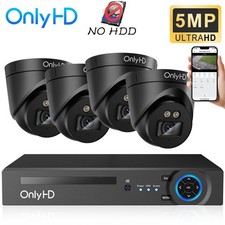 OnlyHD CCTV Camera System DVR 5MP Lite 8 Channel Video Recorder IR Night Vision