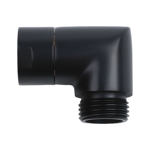 Degree black shower elbow - 90,