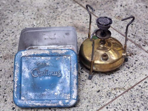 Optimus stove with blue - stove,
