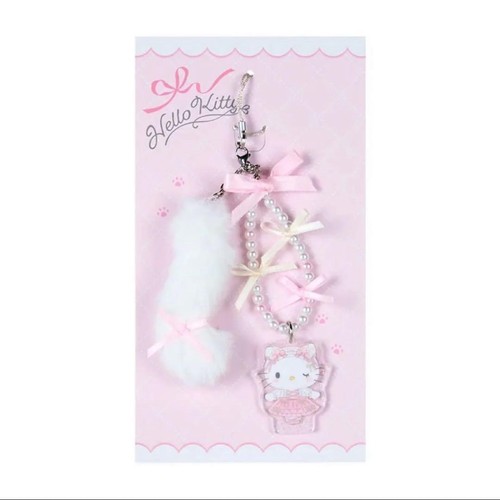 Hello kitty strap white cat - hello,