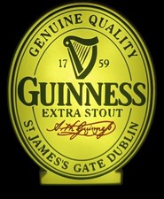 USB LED Light Box -Guinness Extra Stout - Man Cave, Home Bar, Game Room